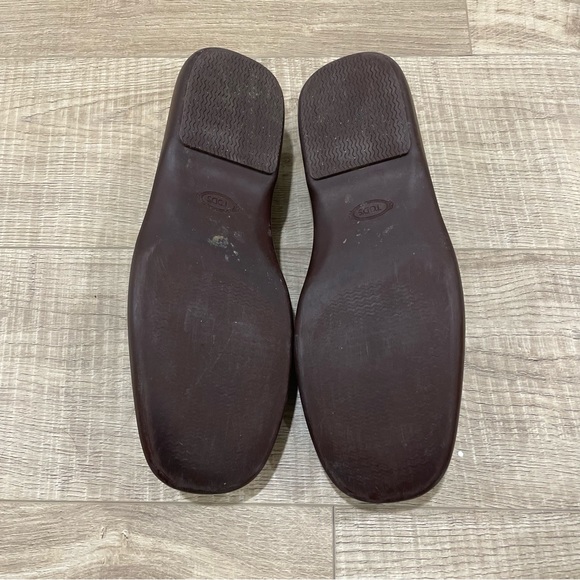 Men’s Tod’s brown leather penny loafer Oxford dress shoe size 11 made in Italy - Picture 5 of 7